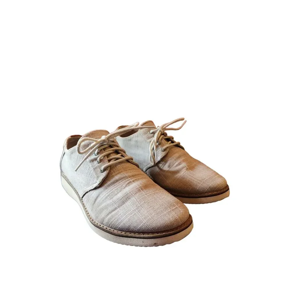 Toms Mens Size 9 Gray Oxford Dress Shoes